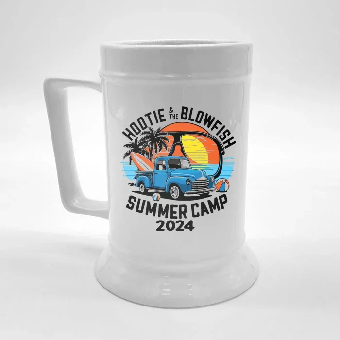 Hootie The Puffer Fish Summer 2024 Camping Adventure Front & Back Beer Stein