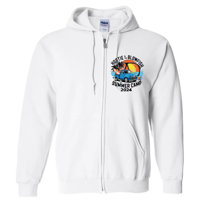 Hootie The Puffer Fish Summer 2024 Camping Adventure Full Zip Hoodie