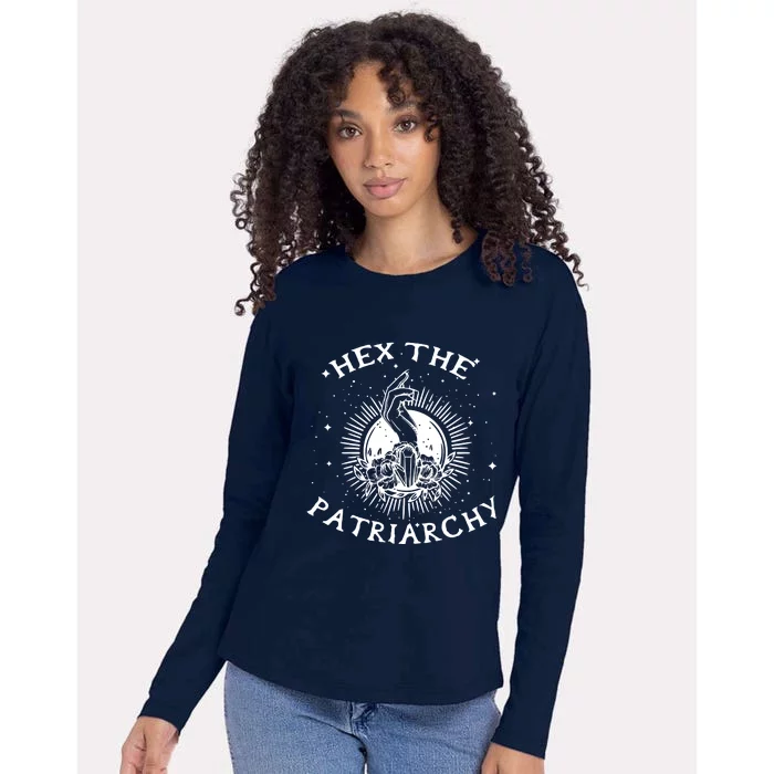 Hex The Patriarchy, Smash The Patriarchy Womens Cotton Relaxed Long Sleeve T-Shirt