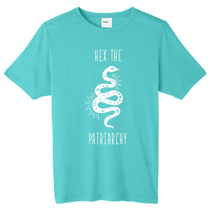 Hex The Patriarchy Witch Tarot Feminism Witchcraft Snake Gift ChromaSoft Performance T-Shirt