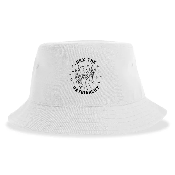 Hex The Patriarchy Halloween Gift For Feminists Sustainable Bucket Hat