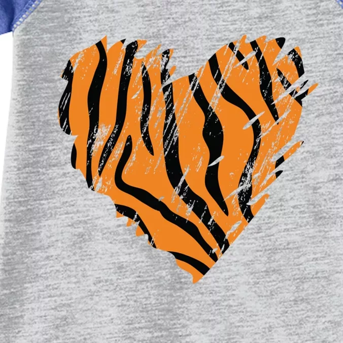 Heart Tiger Print Gift Infant Baby Jersey Bodysuit