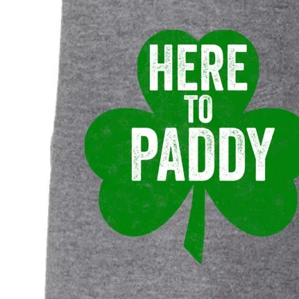 Here To Paddy Meaningful Gift Funny Saint Patricks Day Gift Doggie 3-End Fleece Hoodie