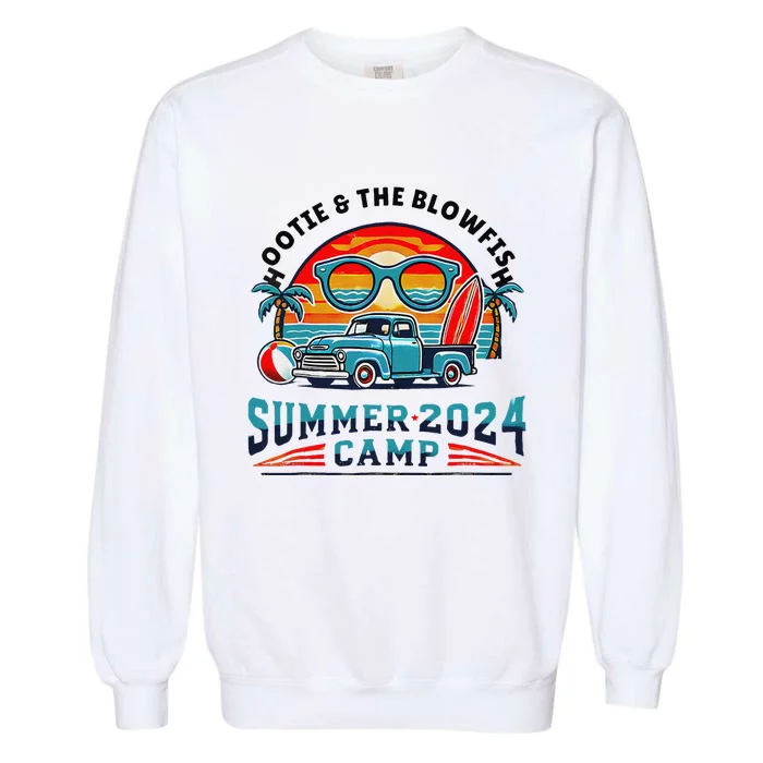 Hootie The Puffer Fish Summer 2024 Camping Gift Garment-Dyed Sweatshirt