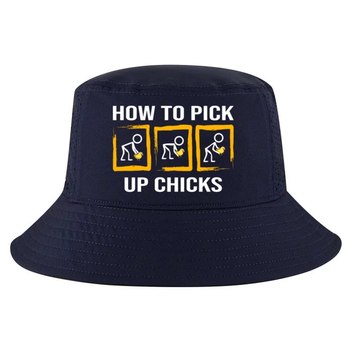 How To Pick Up Chicks Funny Sarcastic Gift Humor Lover Gift Cool Comfort Performance Bucket Hat