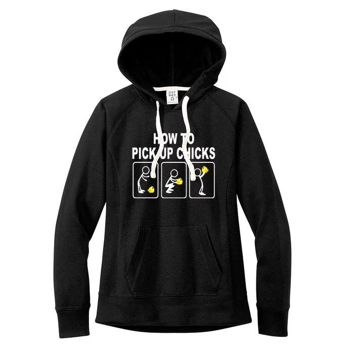 How To Pick Up Chicks Women's Fleece Hoodie