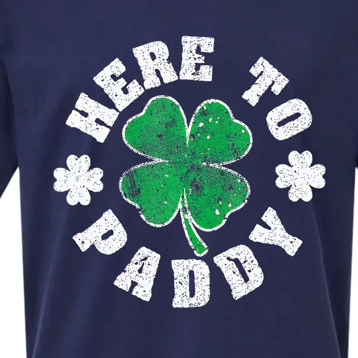 Here To Paddy ny Saint Patricks Day Sueded Cloud Jersey T-Shirt