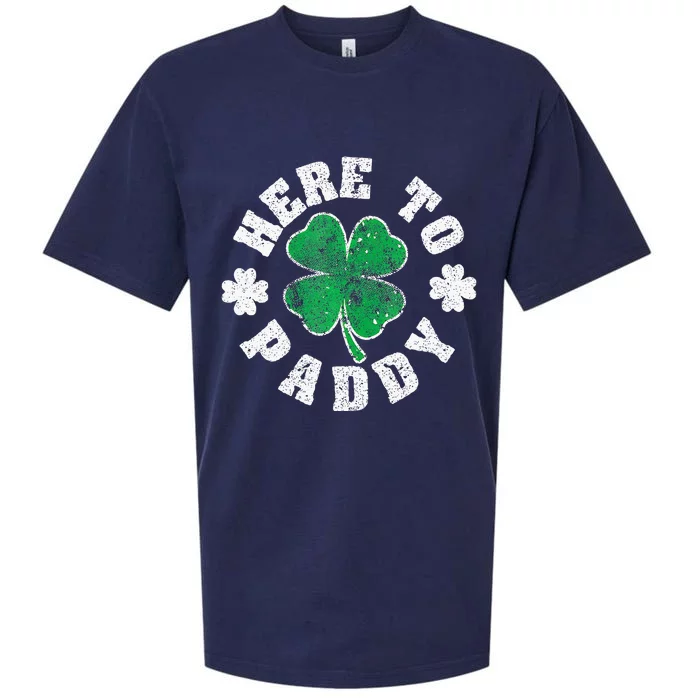 Here To Paddy ny Saint Patricks Day Sueded Cloud Jersey T-Shirt