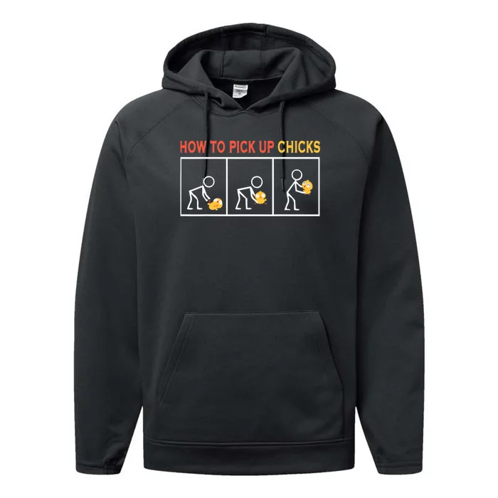 How To Pick Up Chicks Cute Pick Chicks Performance Fleece Hoodie