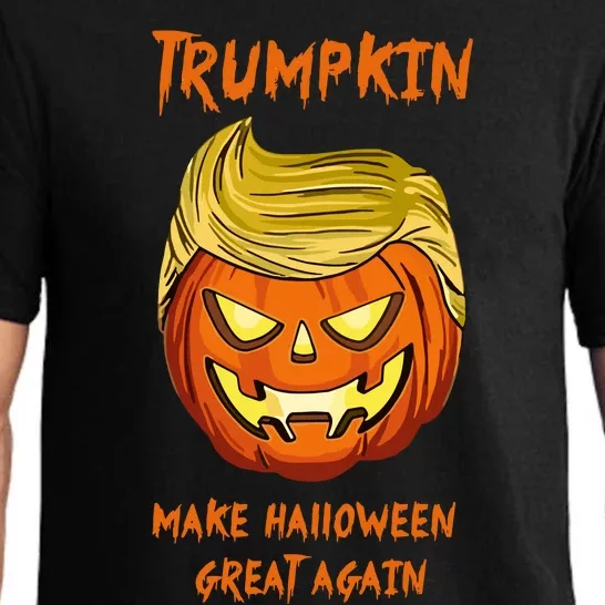 Halloween Trumpkin  President Donald Pajama Set