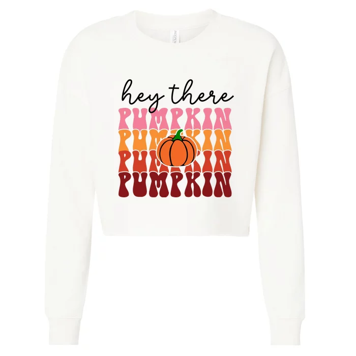 Hey There Pumpkin Cropped Pullover Crew