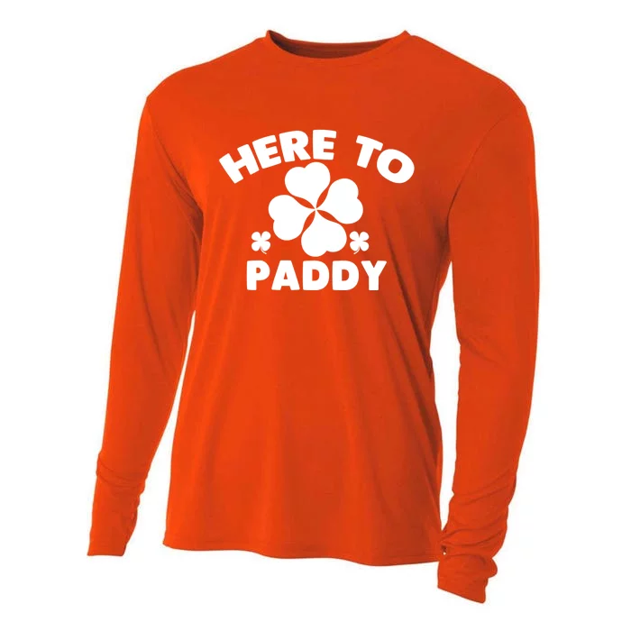 Here To Paddy St Patrick's Day Celebration Tee Gift Cooling Performance Long Sleeve Crew