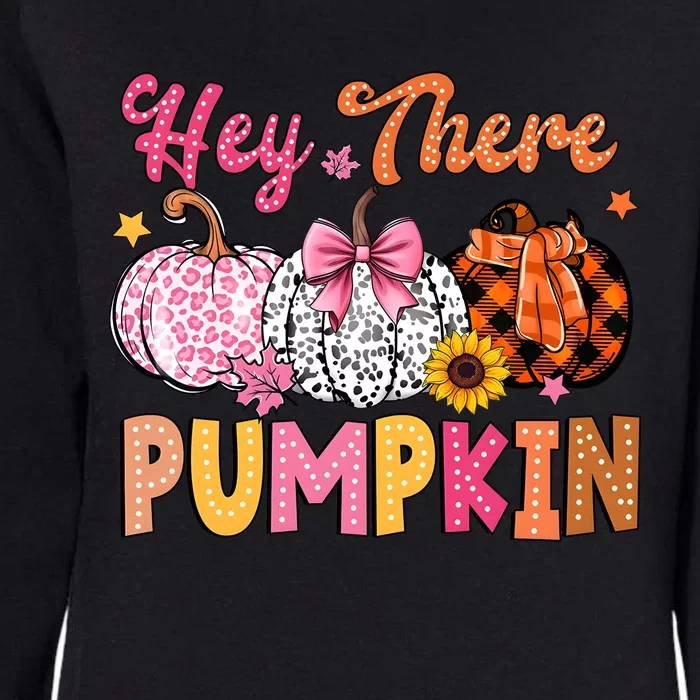 Hey There Pumpkin Fall Season Halloween Lover Womens California Wash Sweatshirt