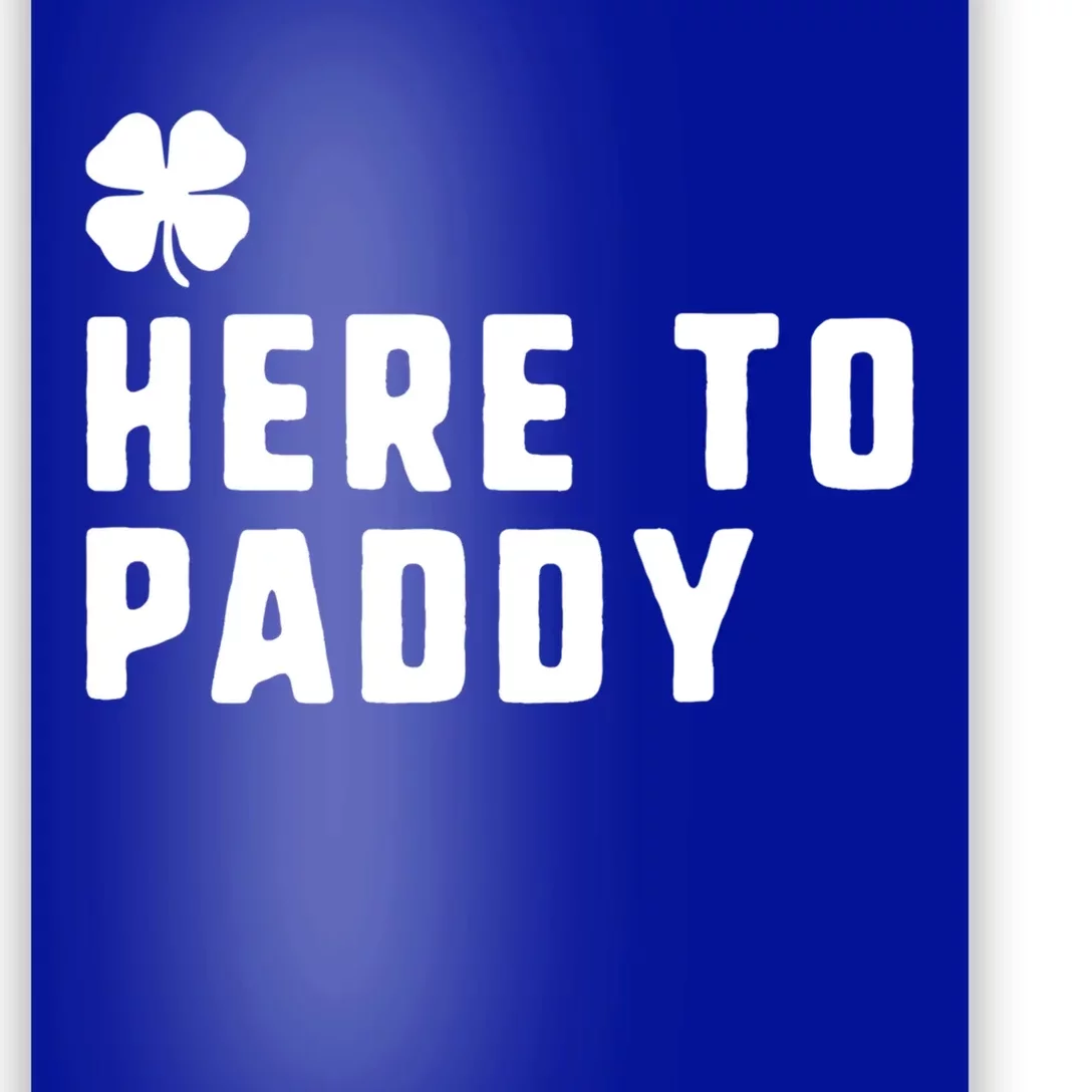 Here To Paddy St Patrick's Day Funny Gift Poster