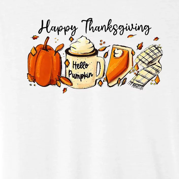 Happy Thanksgiving Pumpkin Funny Gifts ChromaSoft Performance T-Shirt