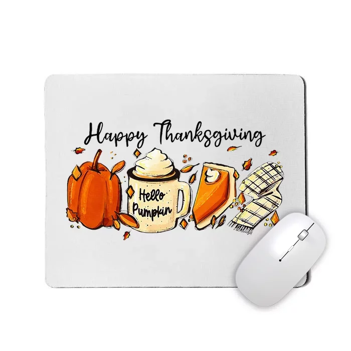 Happy Thanksgiving Pumpkin Funny Gifts Mousepad