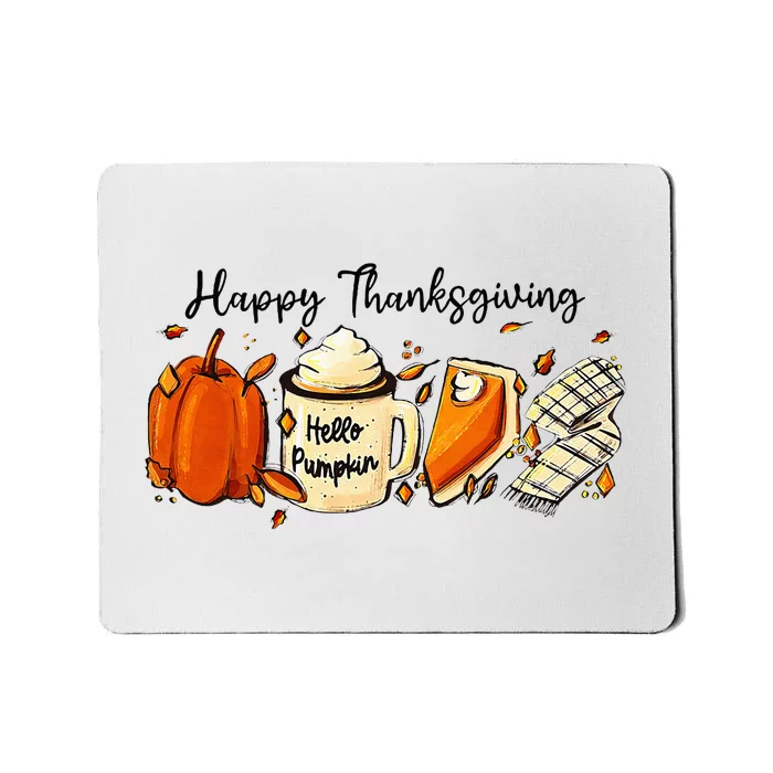 Happy Thanksgiving Pumpkin Funny Gifts Mousepad