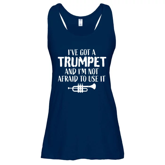 Hilarious Trumpet Player Saying Trumpeter Ive Got A Trumpet Ladies Essential Flowy Tank