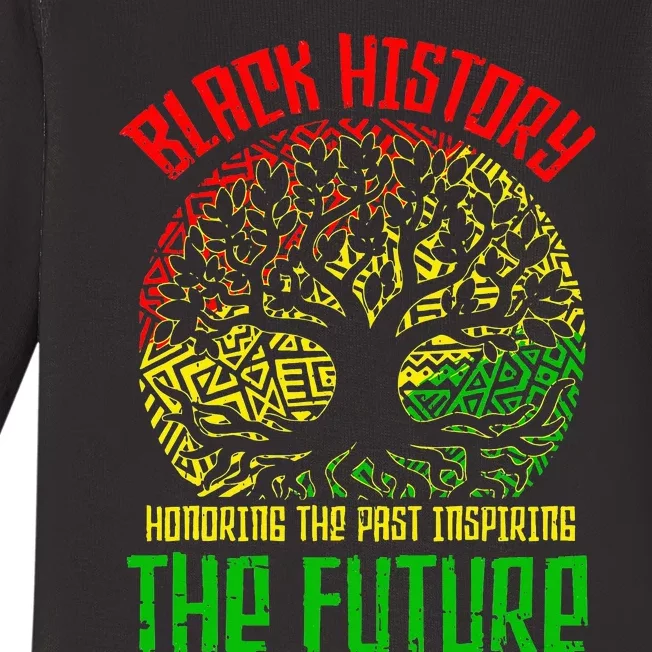 Honoring The Past Inspiring The Future Black History Baby Long Sleeve Bodysuit