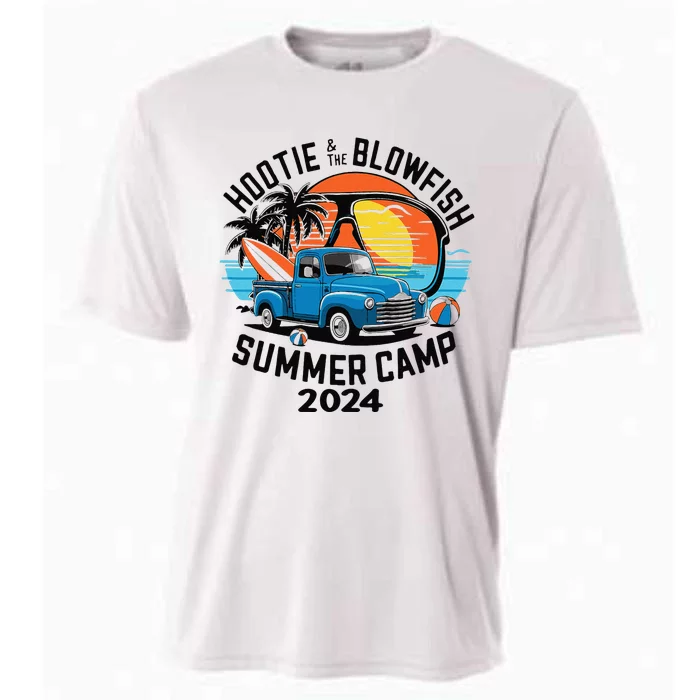 Hootie The Puffer Fish Summer 2024 Camping Adventure Gift Cooling Performance Crew T-Shirt