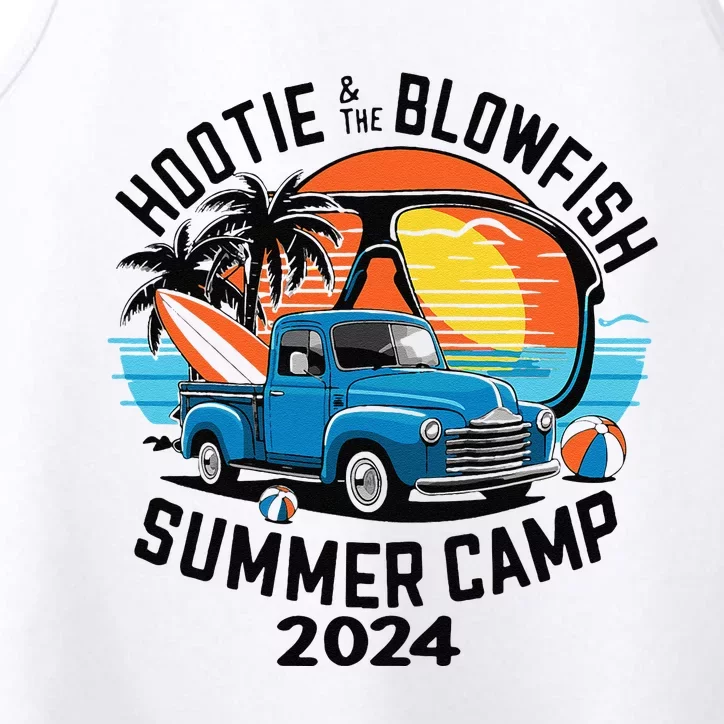 Hootie The Puffer Fish Summer 2024 Camping Adventure Gift Performance Tank