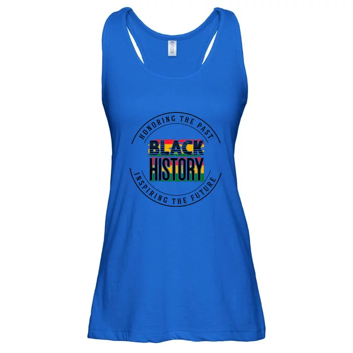 Honoring The Past Black History Inspiring The Future Black History Month Gift Ladies Essential Flowy Tank