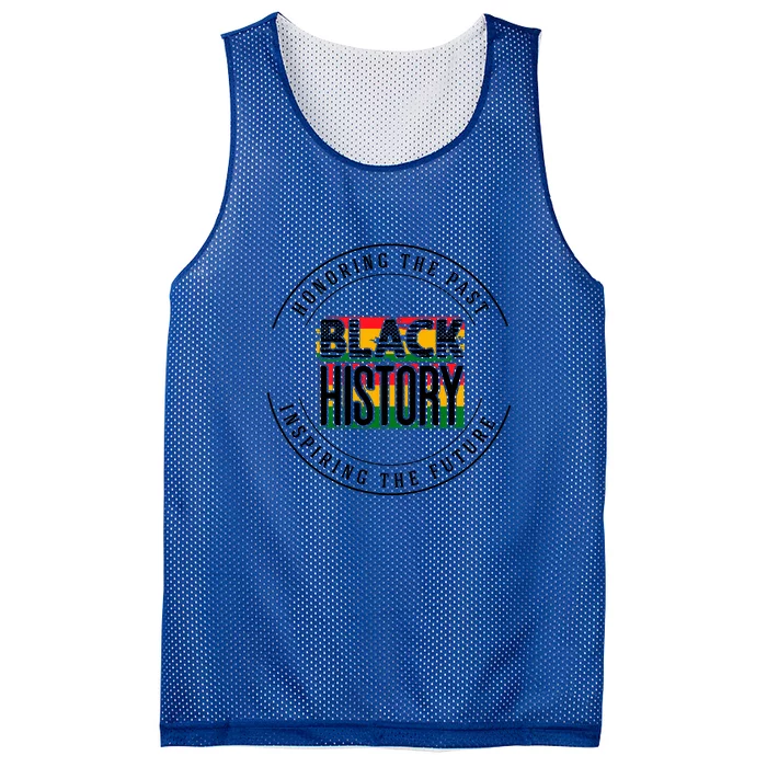 Honoring The Past Black History Inspiring The Future Black History Month Gift Mesh Reversible Basketball Jersey Tank