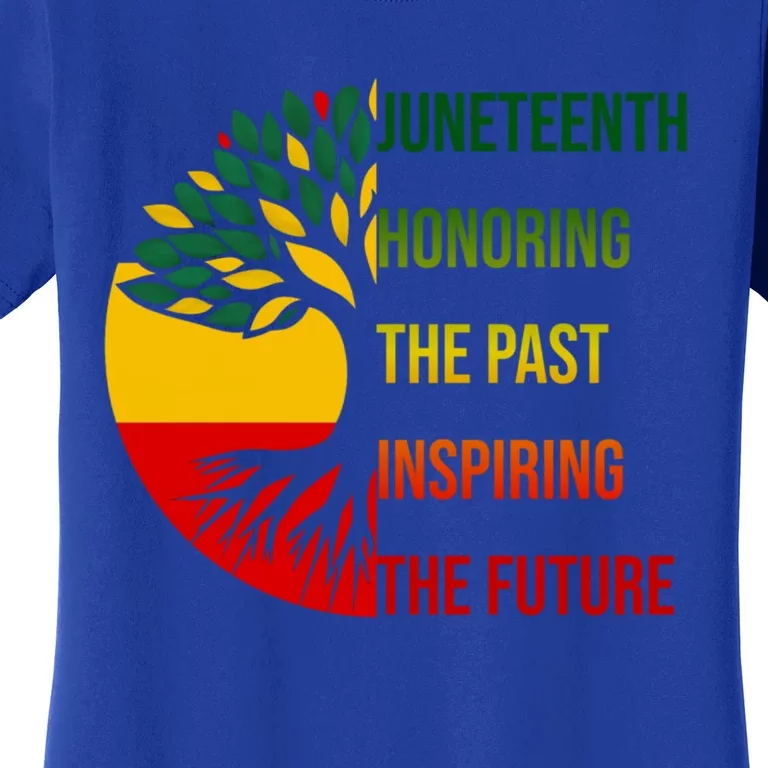 Honoring The Past Inspiring The Future Junenth African Cute Gift Women's T-Shirt