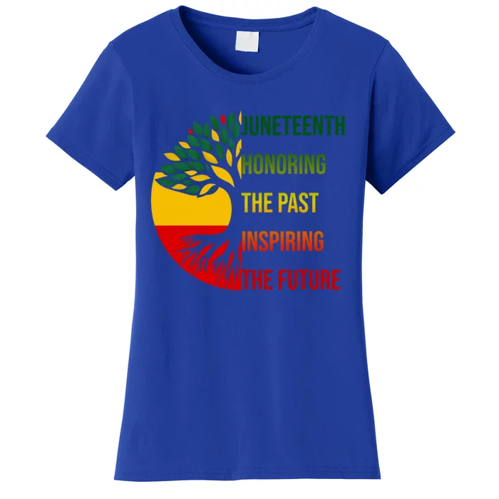 Honoring The Past Inspiring The Future Junenth African Cute Gift Women's T-Shirt