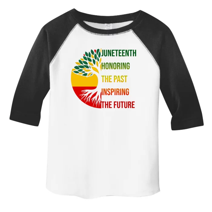 Honoring The Past Inspiring The Future Junenth African Cute Gift Toddler Fine Jersey T-Shirt