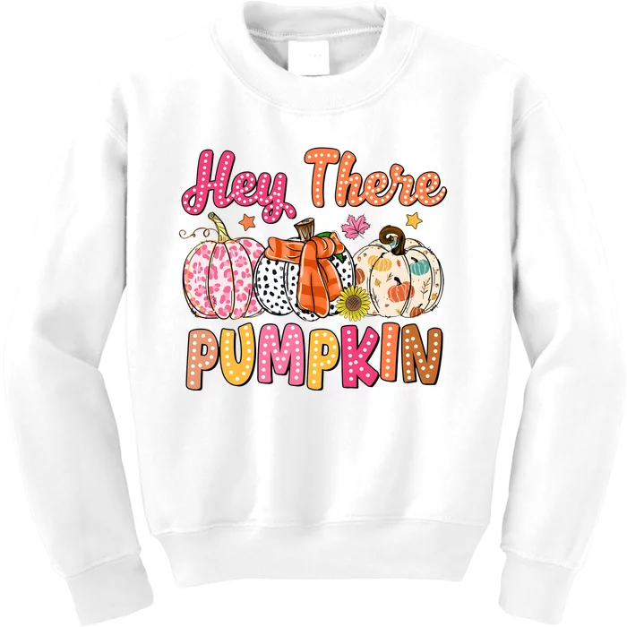 Hey There Pumpkin Kids Sweatshirt