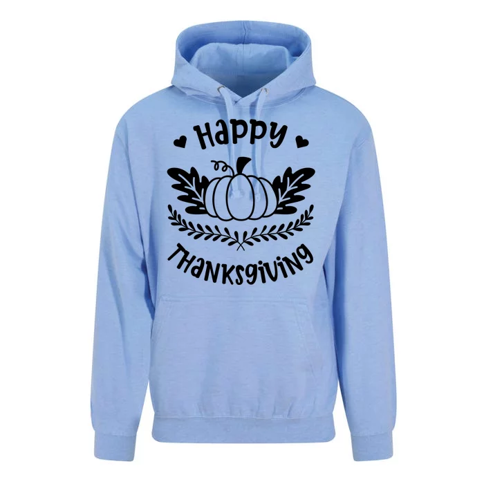 Happy Thanksgiving Pumpkin Cute Unisex Surf Hoodie