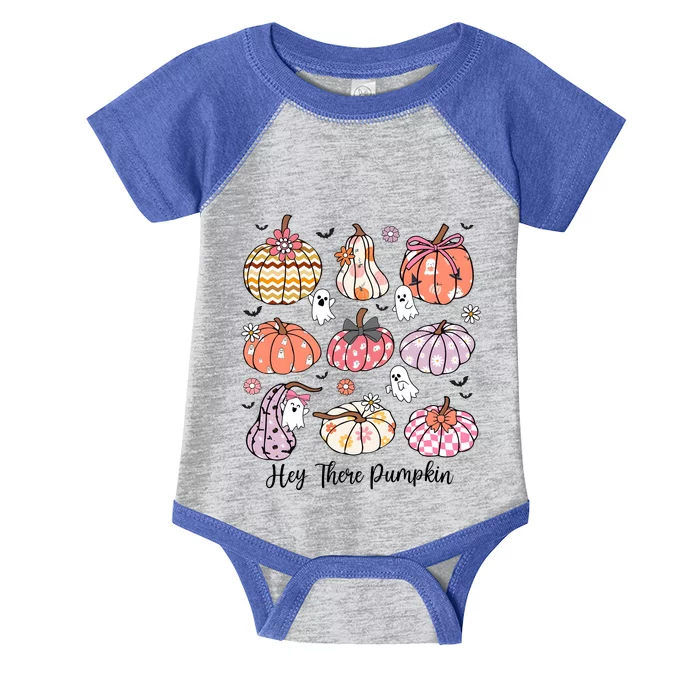 Hey There Pumpkin Fall Autumn Season Halloween Ghoul Infant Baby Jersey Bodysuit