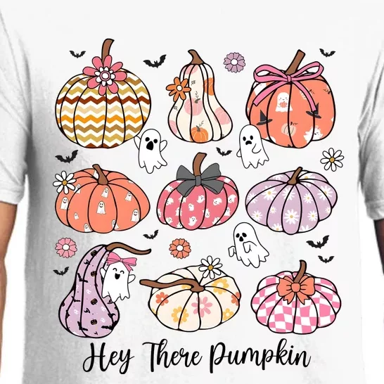 Hey There Pumpkin Fall Autumn Season Halloween Ghoul Pajama Set