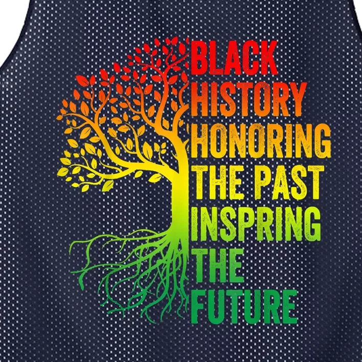 Honoring The Past Inspiring The Future Black History Month Mesh Reversible Basketball Jersey Tank