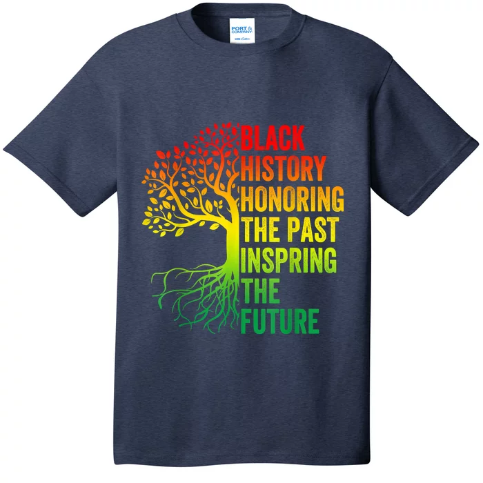 Honoring The Past Inspiring The Future Black History Month T-Shirt