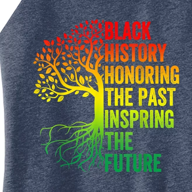 Honoring The Past Inspiring The Future Black History Month Women’s Perfect Tri Rocker Tank