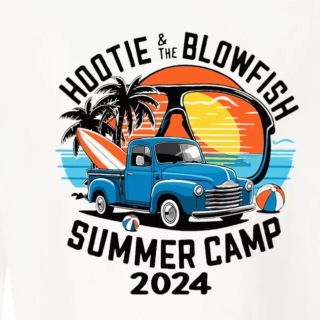 Hootie The Puffer Fish Summer 2024 Camping Adventure Cropped Pullover Crew