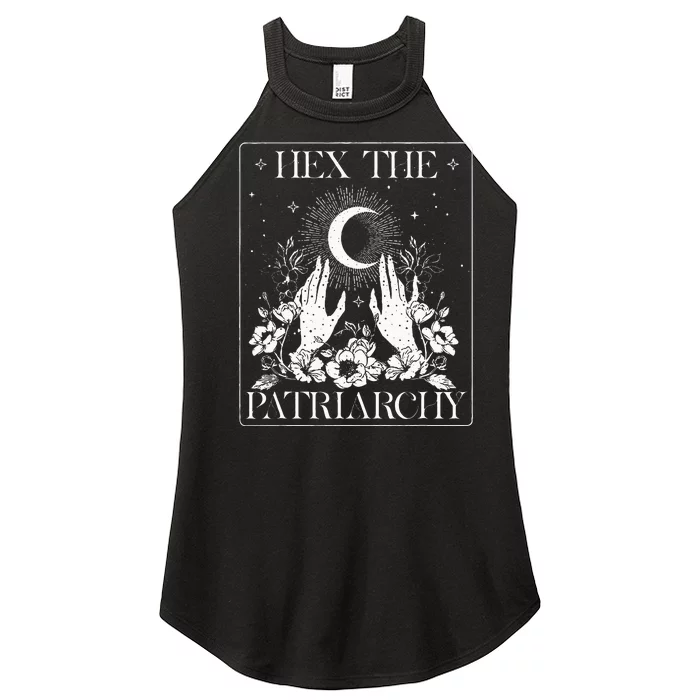 Hex The Patriarchy Halloween Feminist Witch Women’s Perfect Tri Rocker Tank