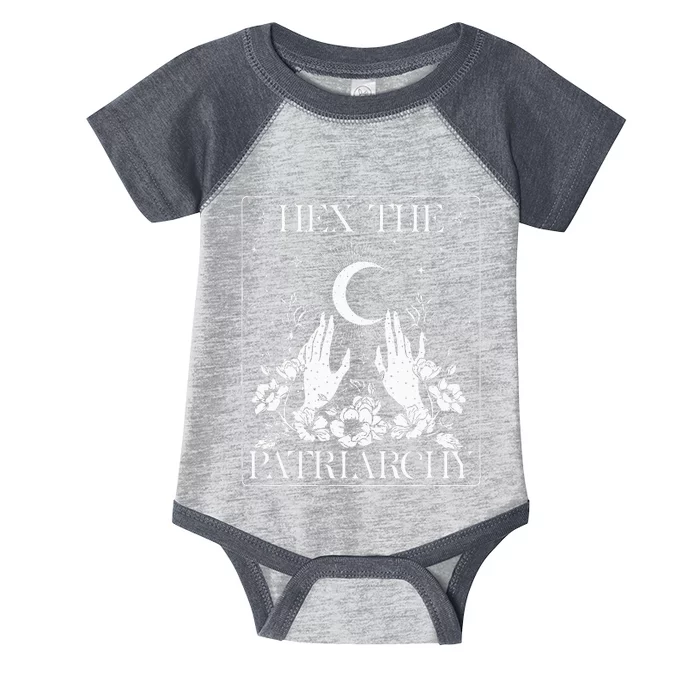 Hex The Patriarchy Halloween Feminist Witch Infant Baby Jersey Bodysuit