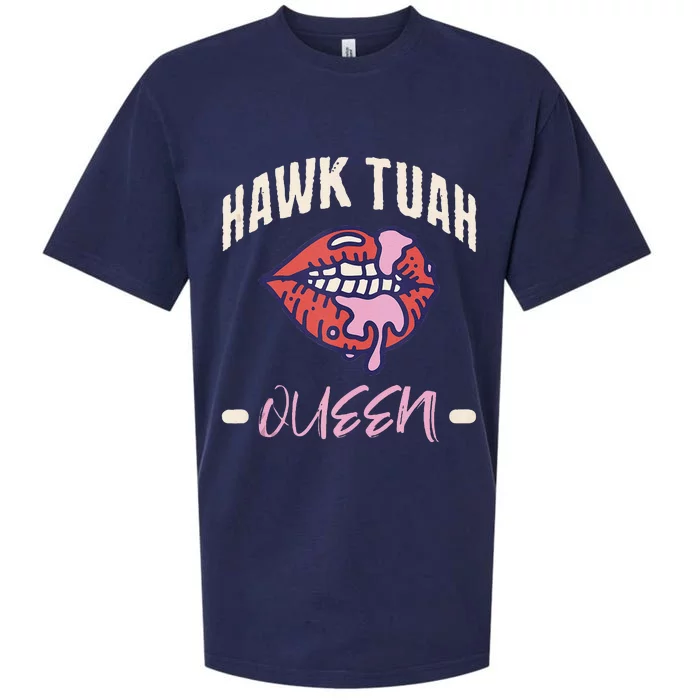 Hawk Tush Queen Funny Sex Joke Dirty Adult Humor Sueded Cloud Jersey T-Shirt