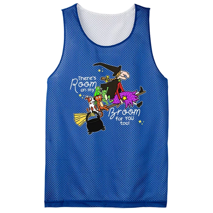 Halloween ThereS Room On My Broom For You Too Teacher Mesh Reversible Basketball Jersey Tank