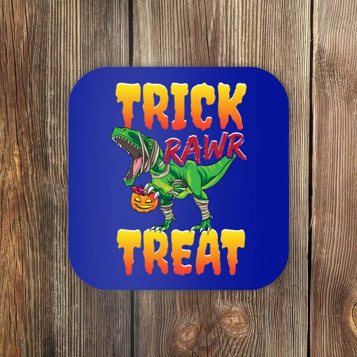 Halloween T Rex Dinosaur Costume Trick Rawr Treat Gift Coaster