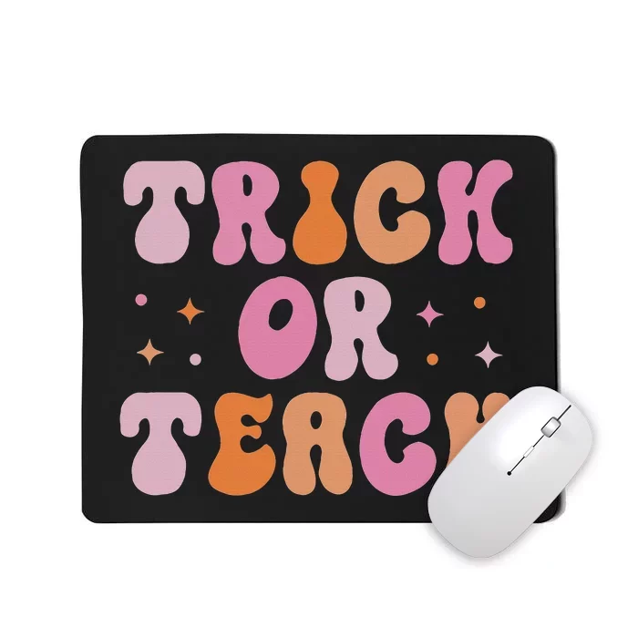 Halloween Teacher's Retro Groovy Trick or Teach Mousepad