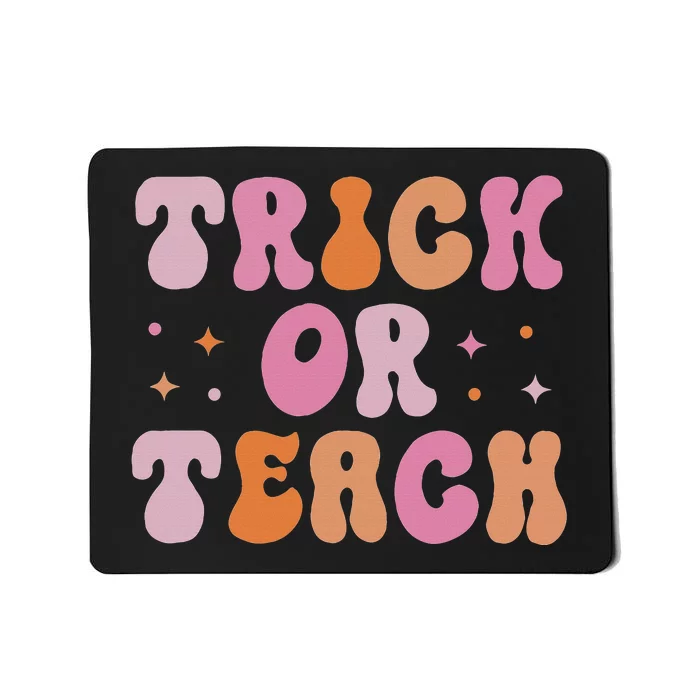 Halloween Teacher's Retro Groovy Trick or Teach Mousepad