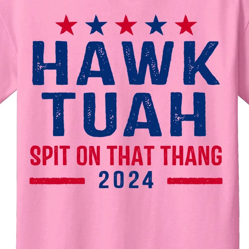 Hawk Tuah Retro 24 Kids T-Shirt