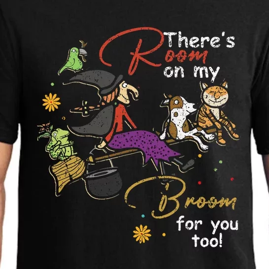 Halloween ThereS Room On My Broom For You Too Teacher Design Pajama Set