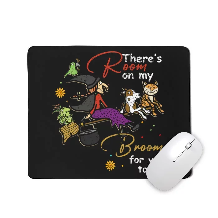 Halloween ThereS Room On My Broom For You Too Teacher Design Mousepad