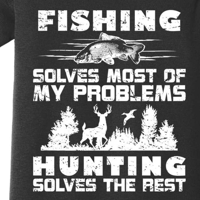 Hunting The Rest Fishing Baby Bodysuit