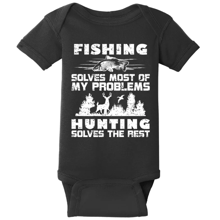 Hunting The Rest Fishing Baby Bodysuit